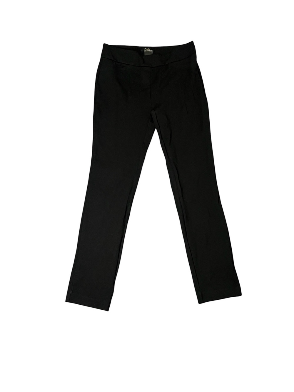 Dalia Black Straight Leg Pull-on Dressy Pants Women’s Size 4 Trousers Stretchy